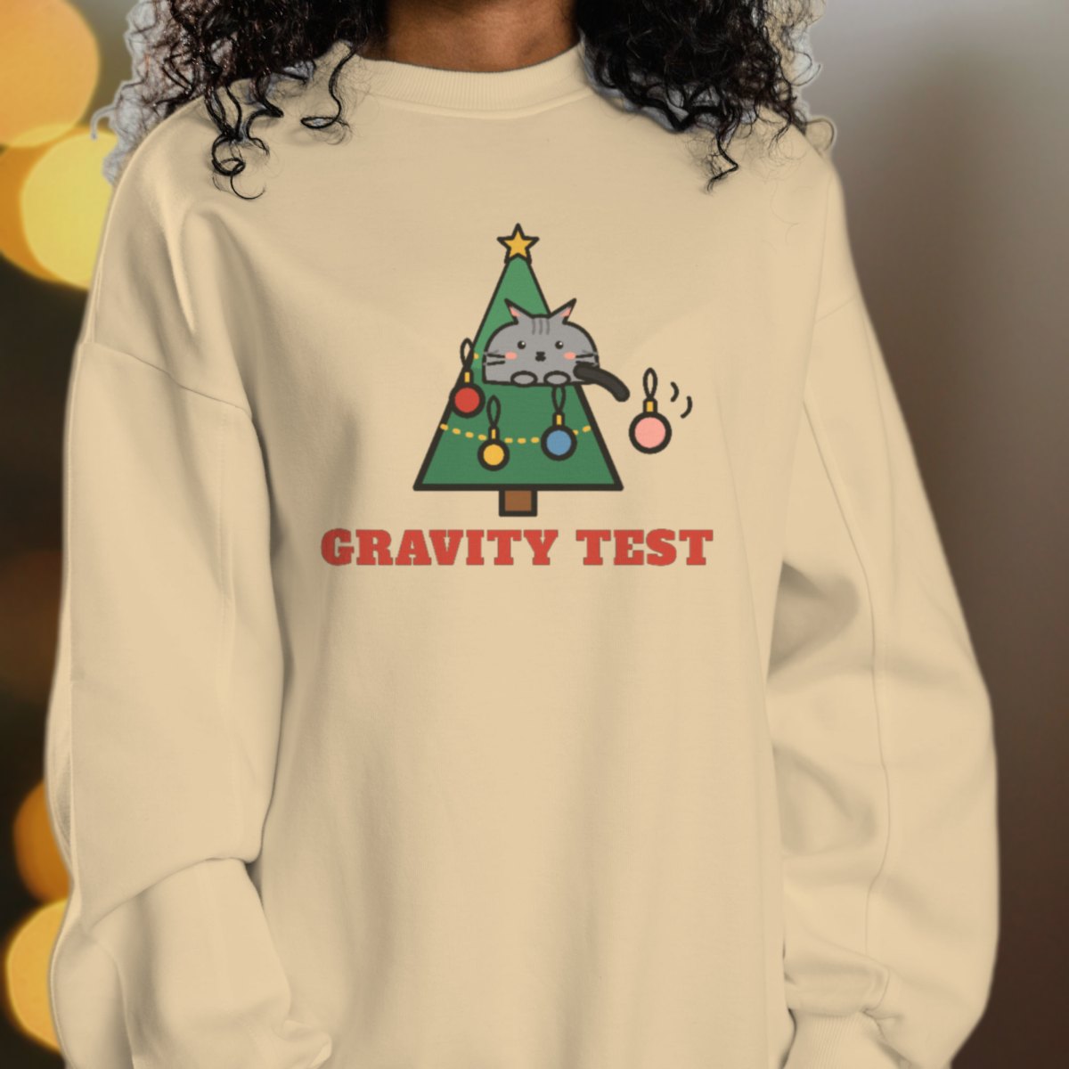 Gravity Test, Round Two Sweatshirt in sand