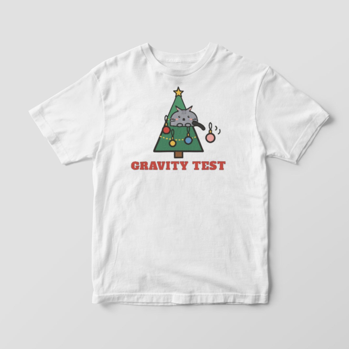 Gravity Test, Round Two Tee in white