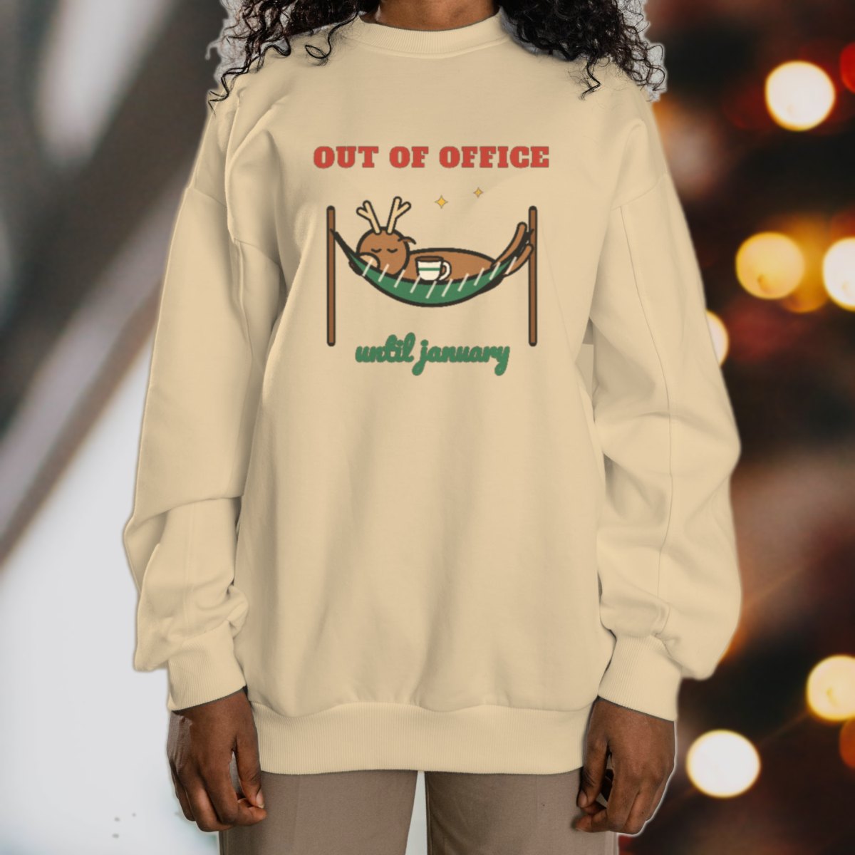 Out of Office Until January Sweatshirt, photo 2