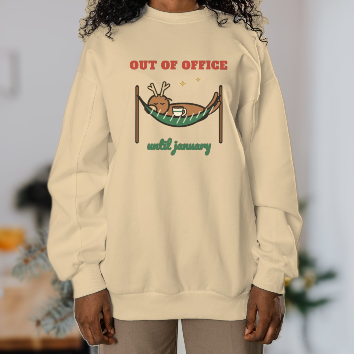 Out of Office Until January Sweatshirt, photo 4