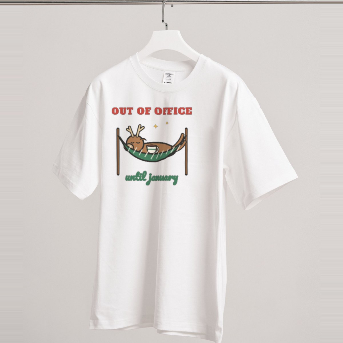 Out of Office Until January Tee, photo 4