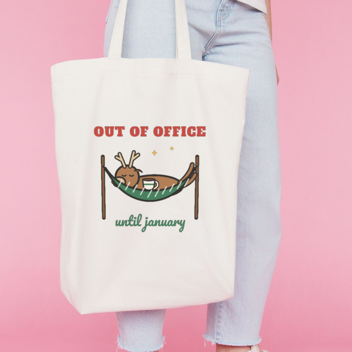 Out of Office Until January Tote Bag, photo 2