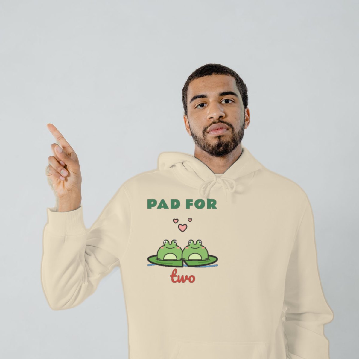 Pad for Two Hoodie in sand