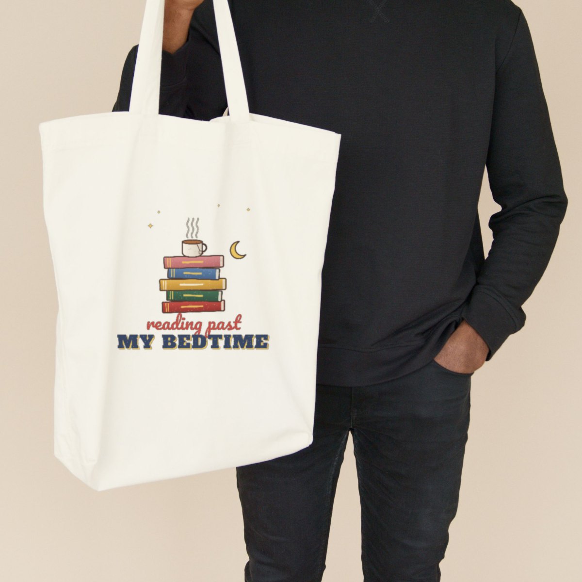 Reading Past My Bedtime Tote Bag, photo 3