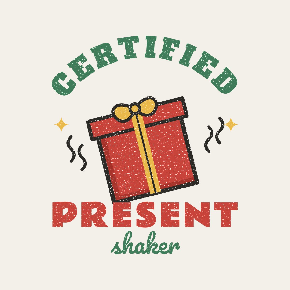 Certified Present Shaker design, close up