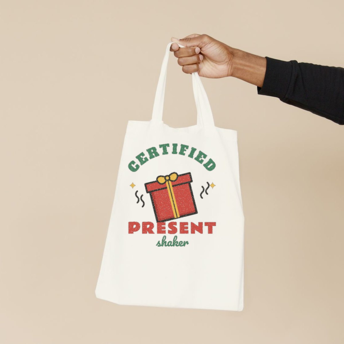 Certified Present Shaker Tote Bag in natural