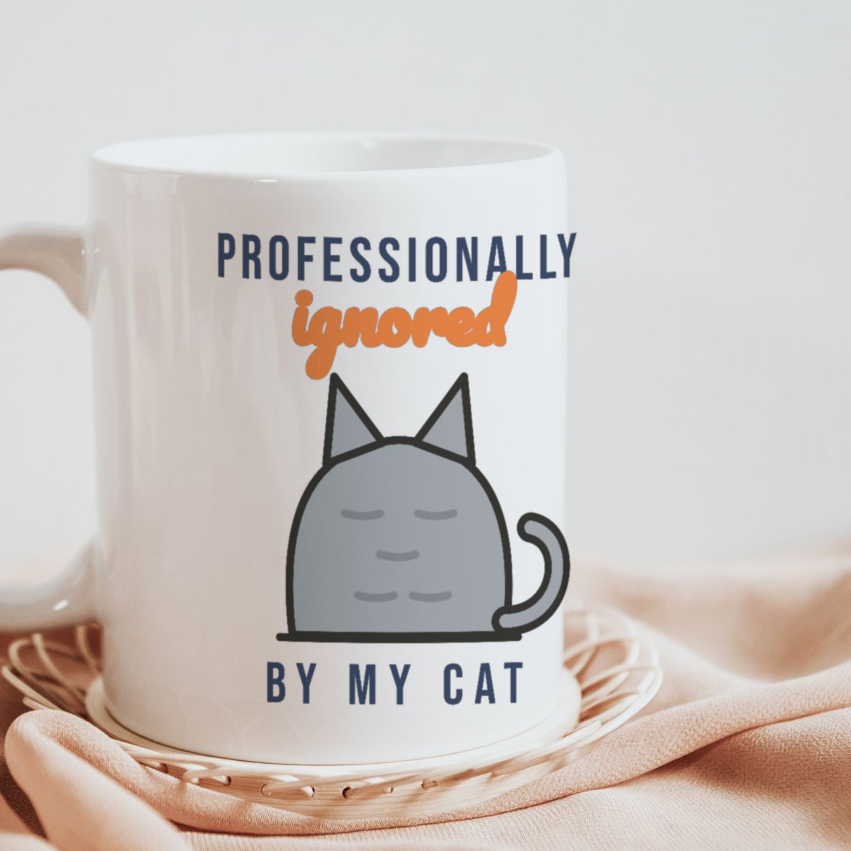 Professionally Ignored by My Cat Mug, photo 2