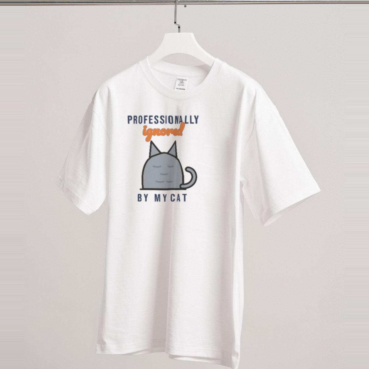Professionally Ignored by My Cat Tee, photo 4