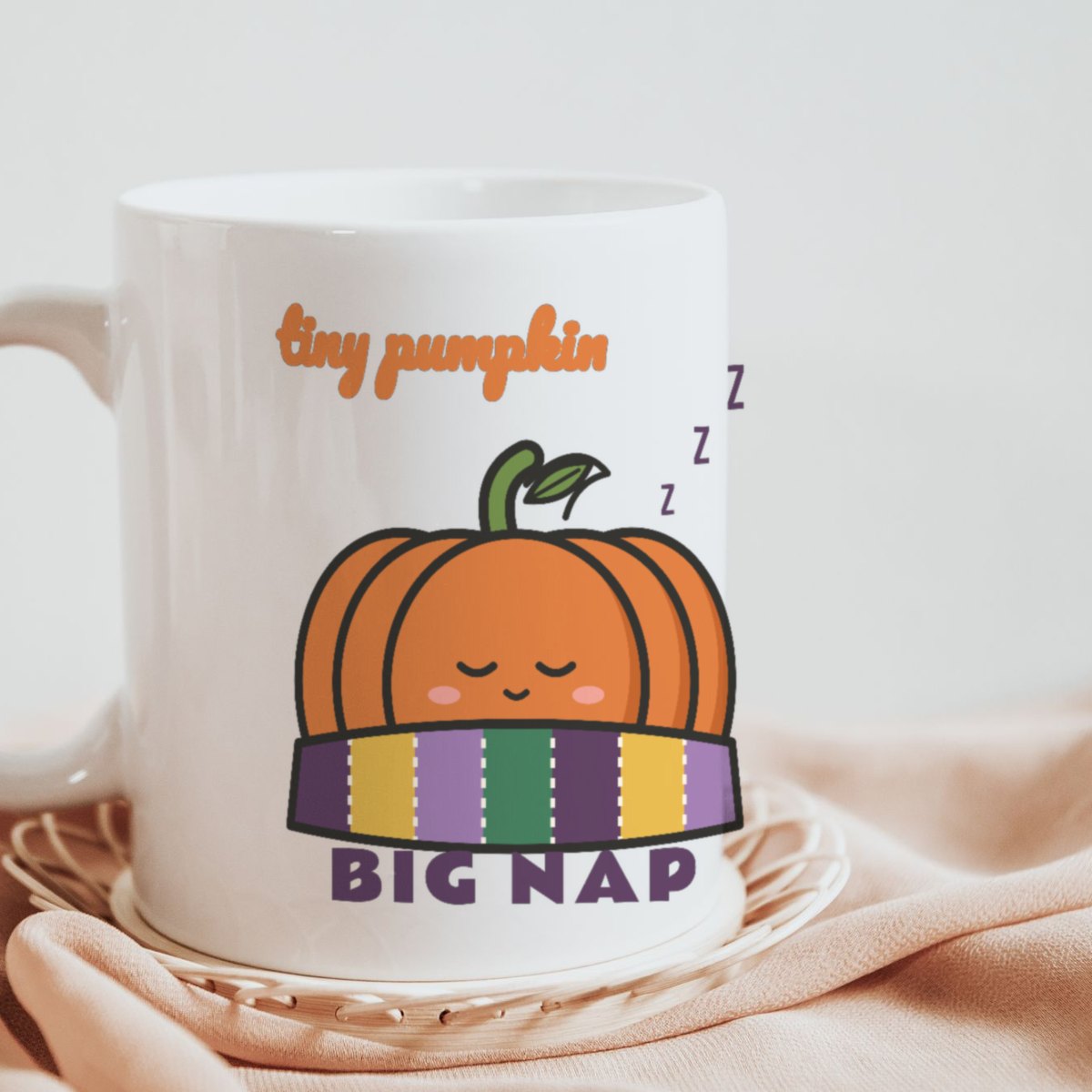 Tiny Pumpkin, Big Nap Mug, photo 3