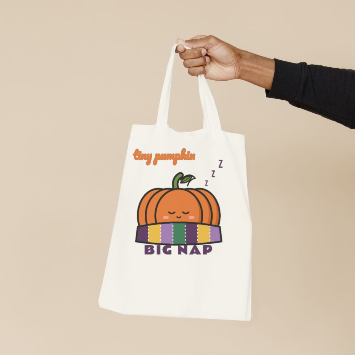 Tiny Pumpkin, Big Nap Tote Bag, photo 2