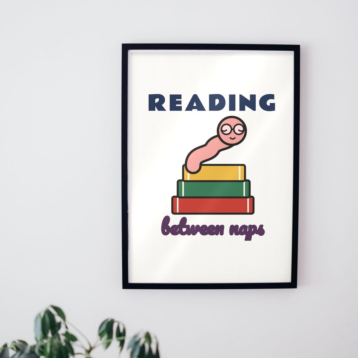 Reading Between Naps Art Print, photo 2