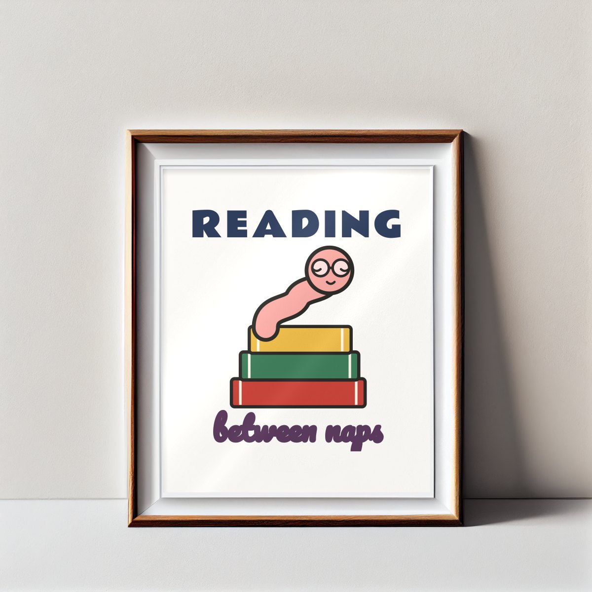 Reading Between Naps Art Print, photo 3