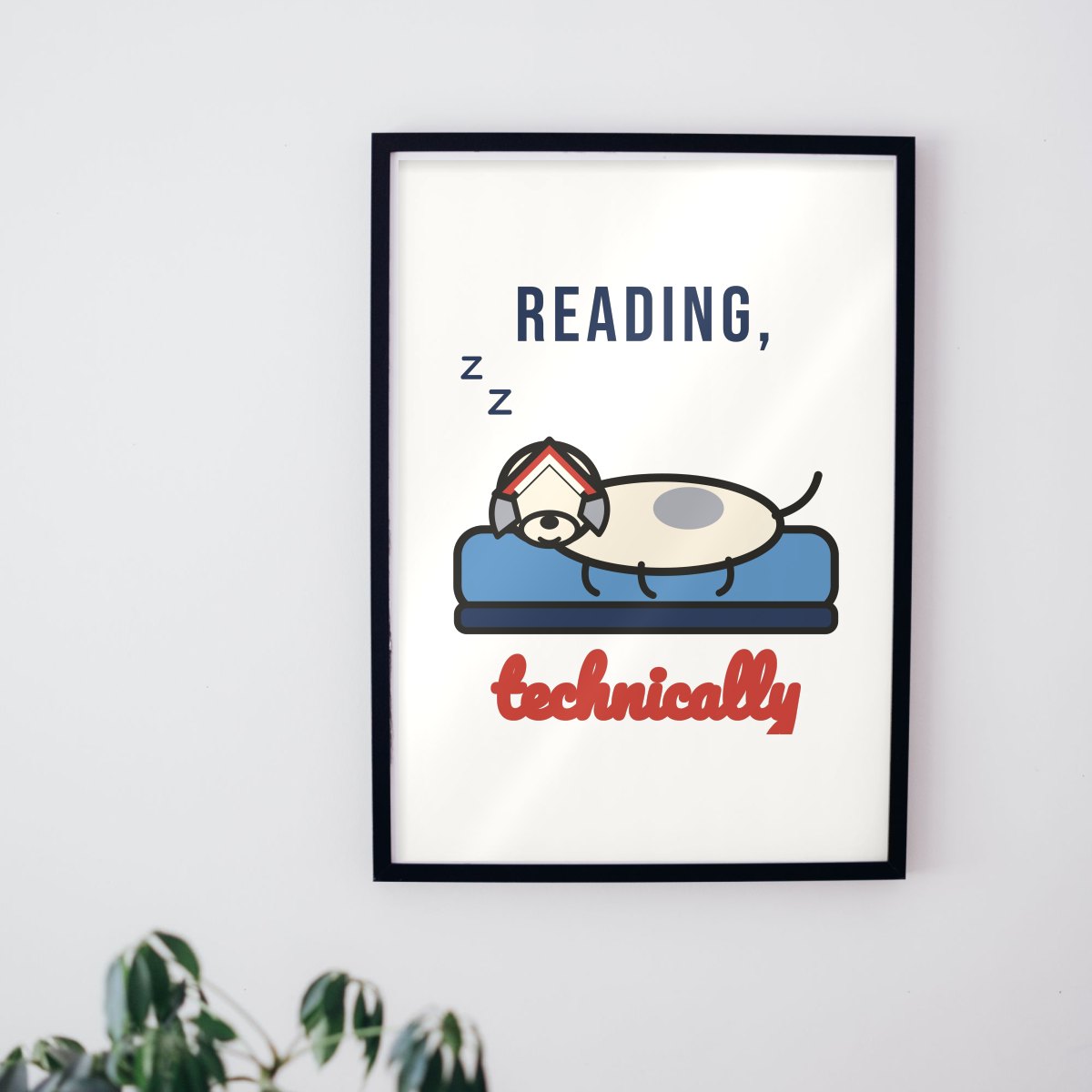 Reading, Technically Art Print, photo 2
