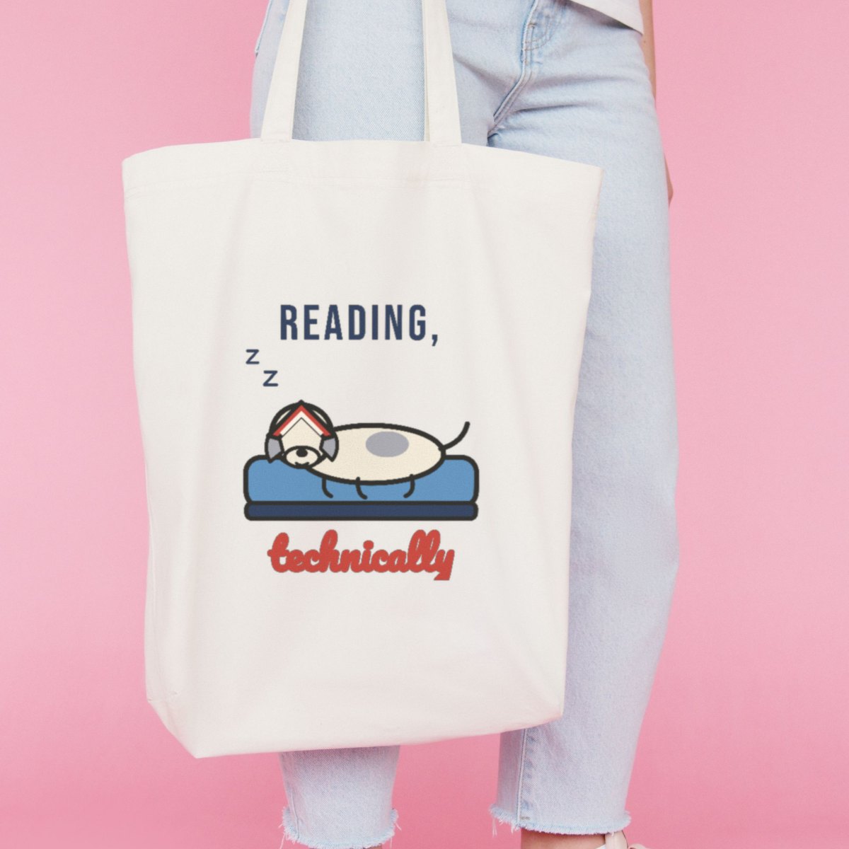 Reading, Technically Tote Bag in natural