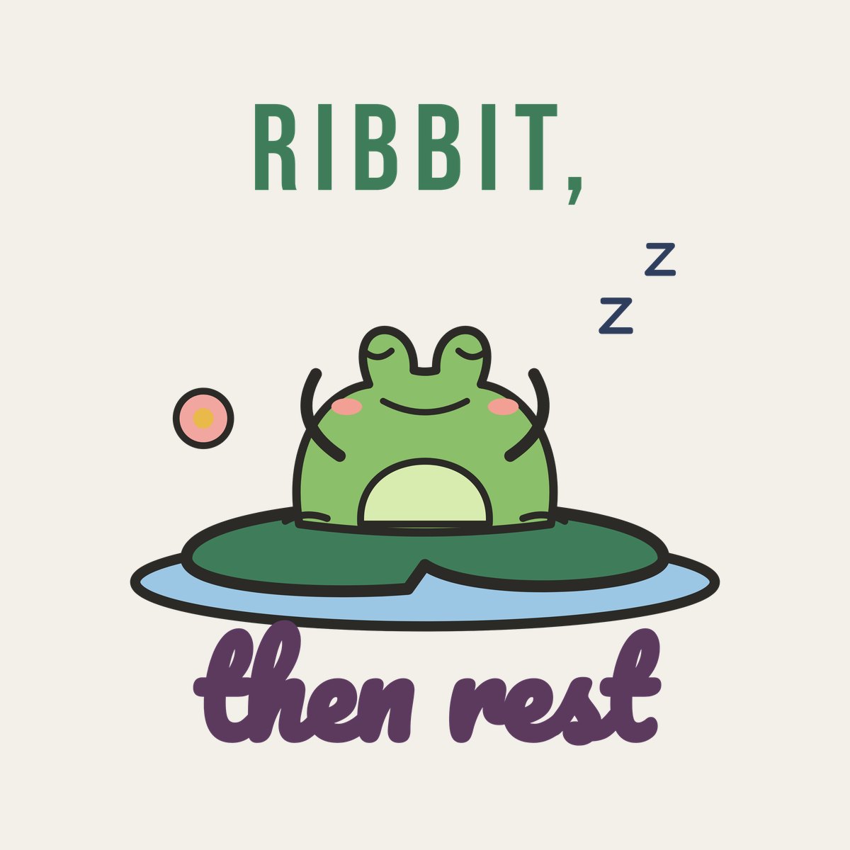 Ribbit, Then Rest design