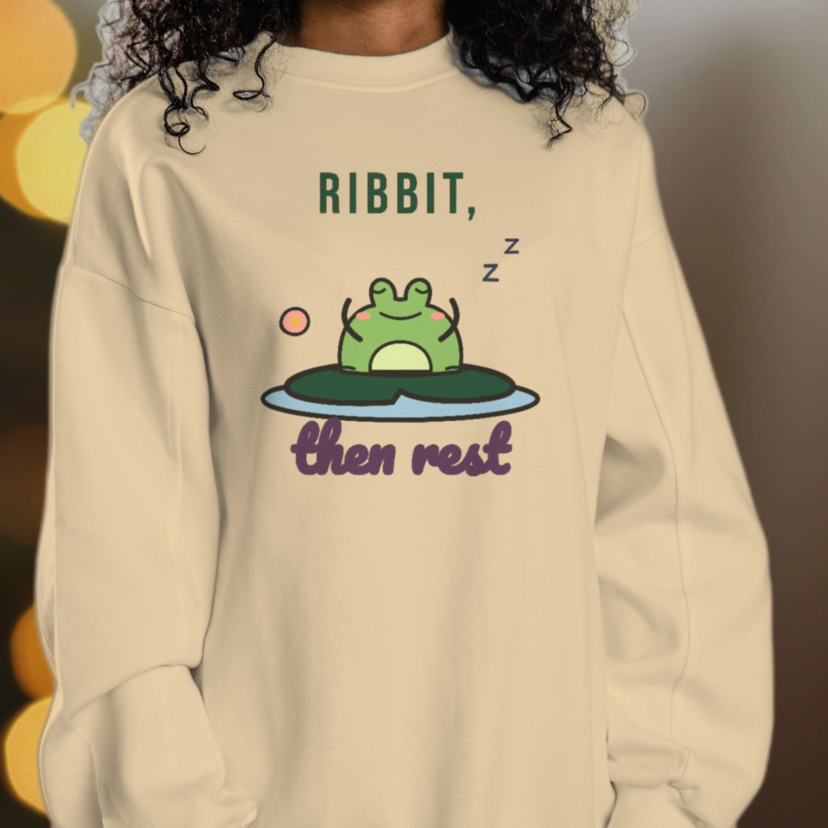 Ribbit, Then Rest Sweatshirt, photo 3