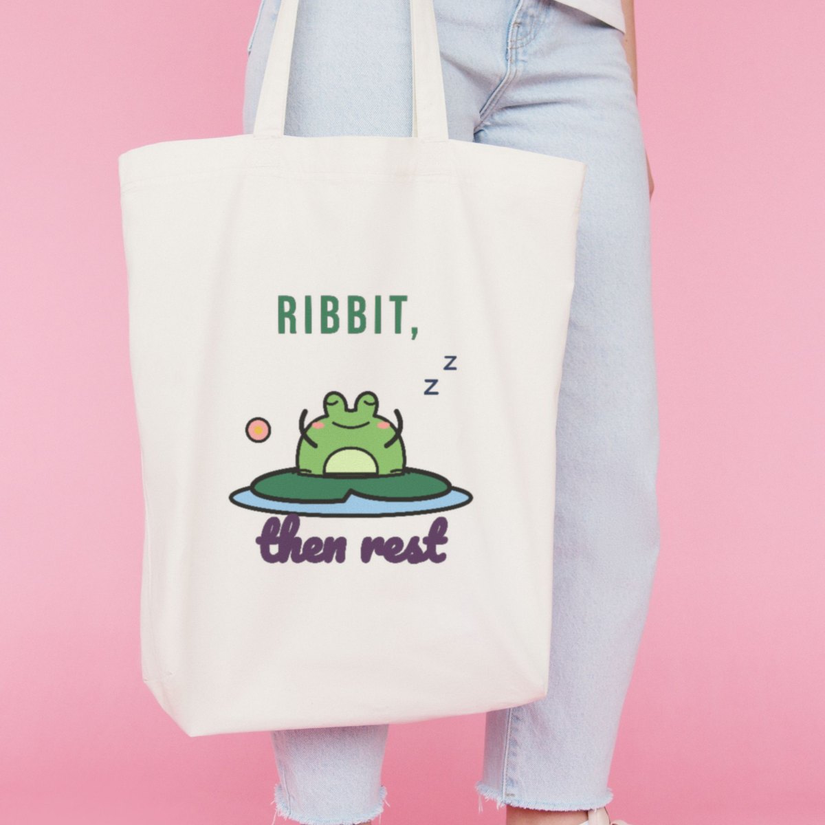 Ribbit, Then Rest Tote Bag, photo 2