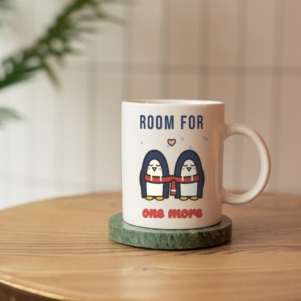 Room for One More Mug in white