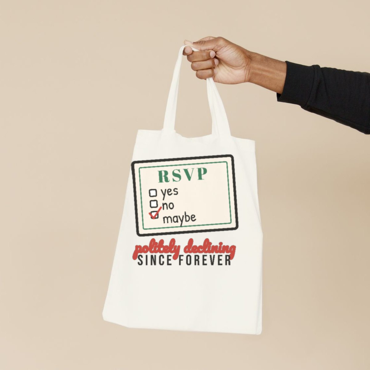 RSVP: Maybe Next Year Tote Bag, photo 3