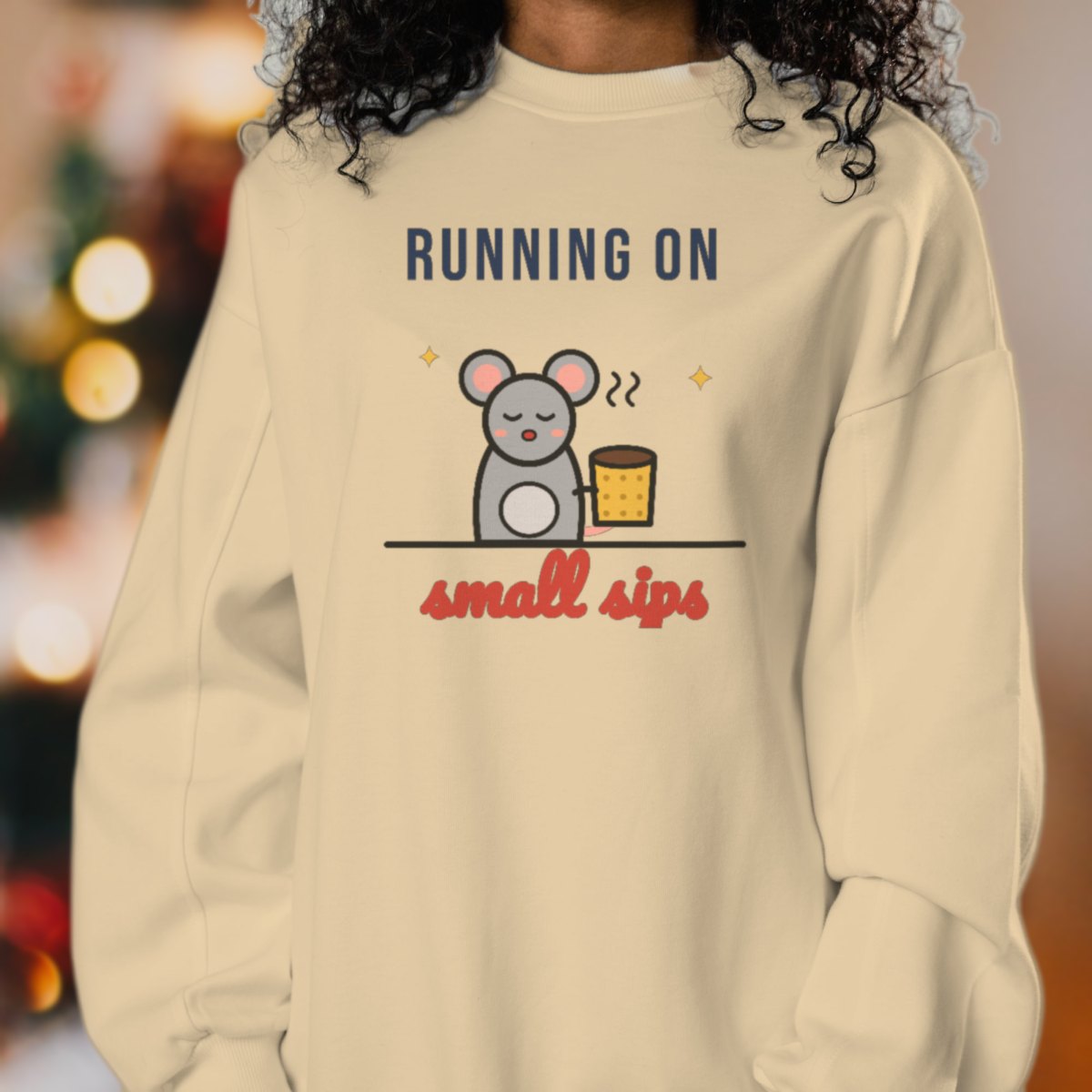 Running on Small Sips Sweatshirt, photo 3