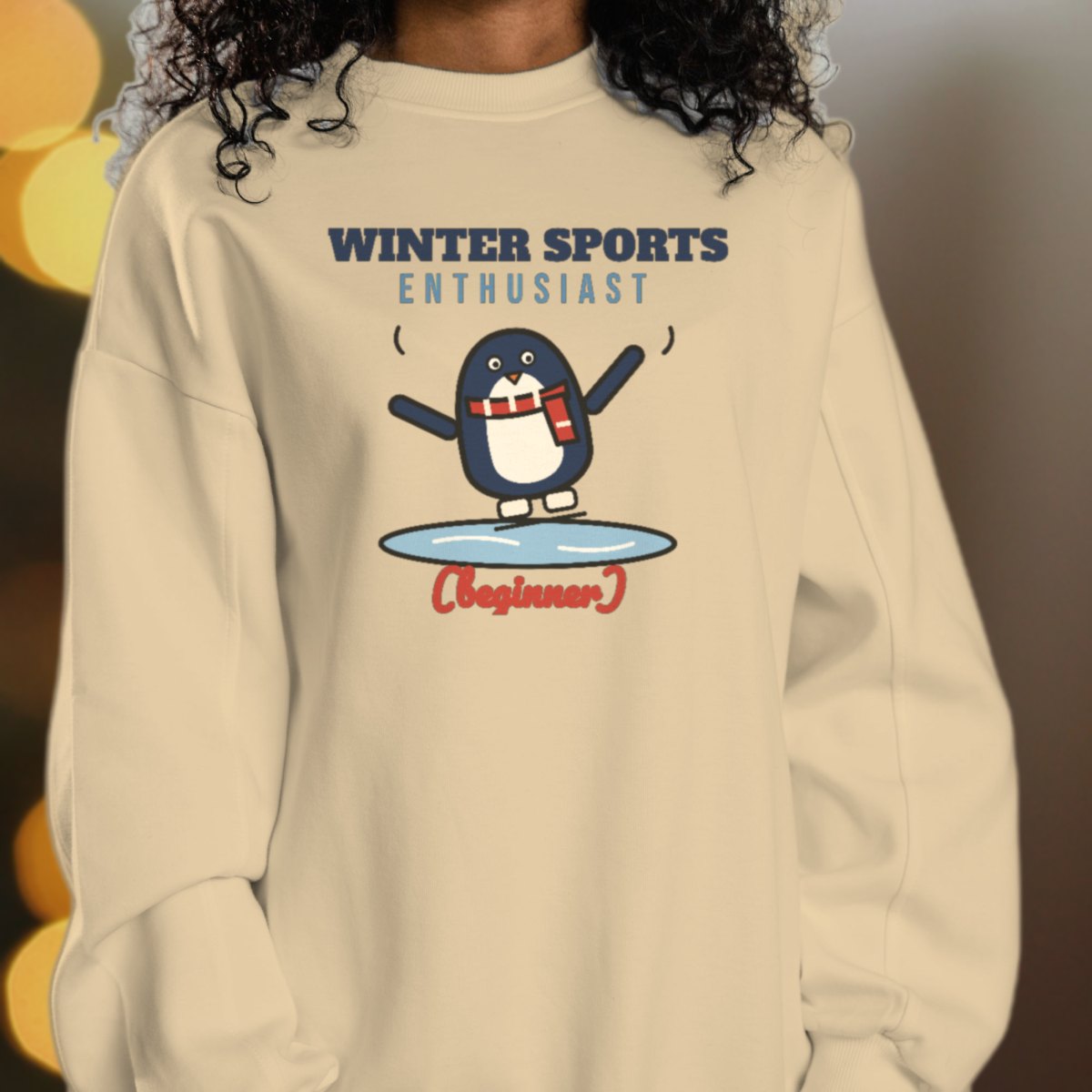 Winter Sports Enthusiast (Beginner) Sweatshirt, photo 2