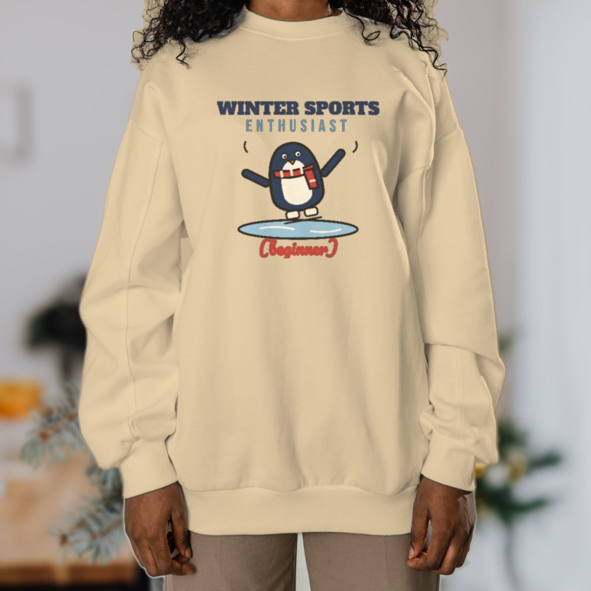 Winter Sports Enthusiast (Beginner) Sweatshirt, photo 3