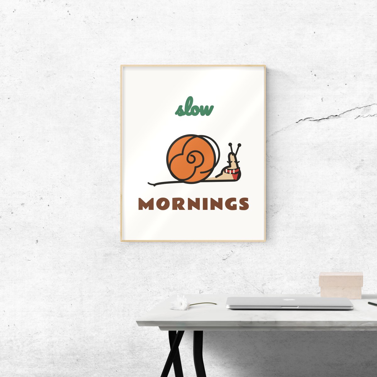 Slow Mornings Art Print, photo 2