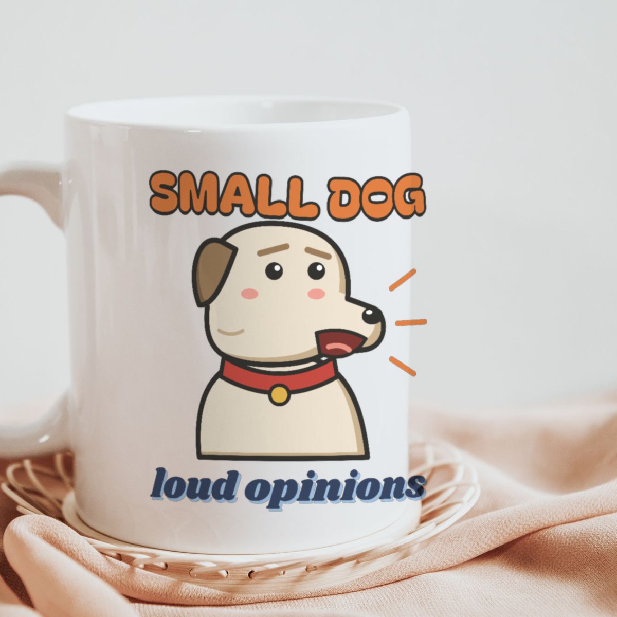 Small Dog, Loud Opinions Mug, photo 3