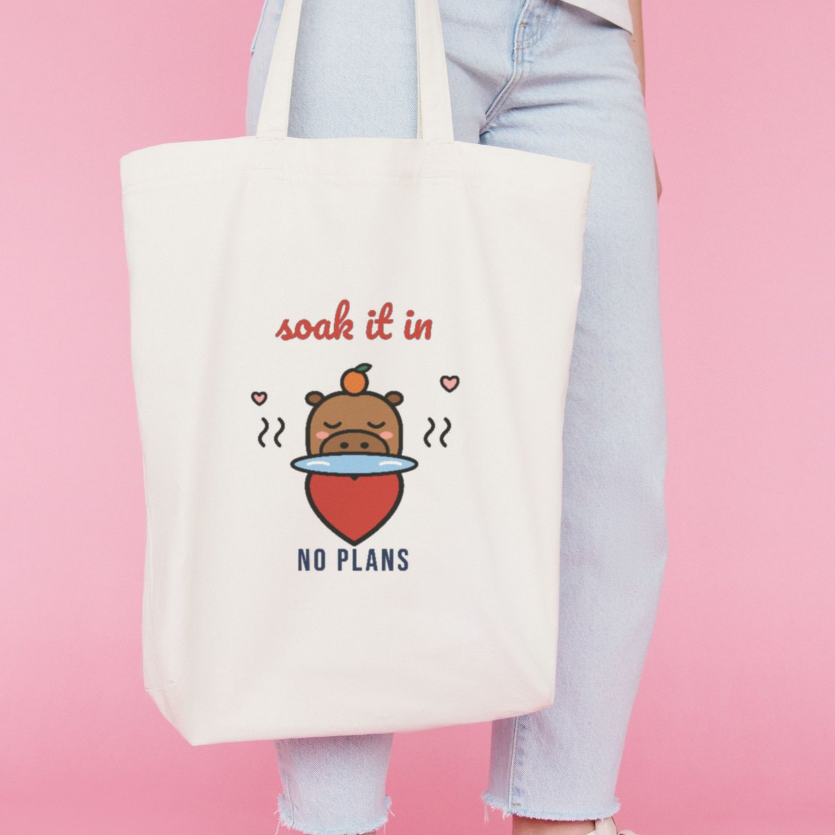Soak It In Tote Bag in natural