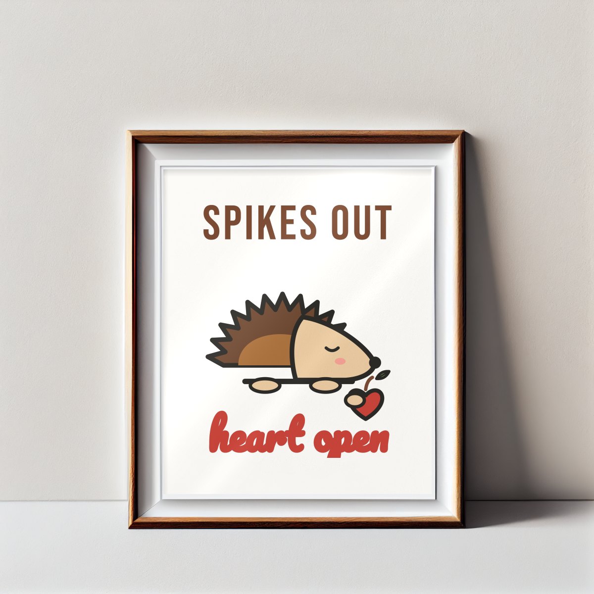 Spikes Out, Heart Open Art Print, photo 2