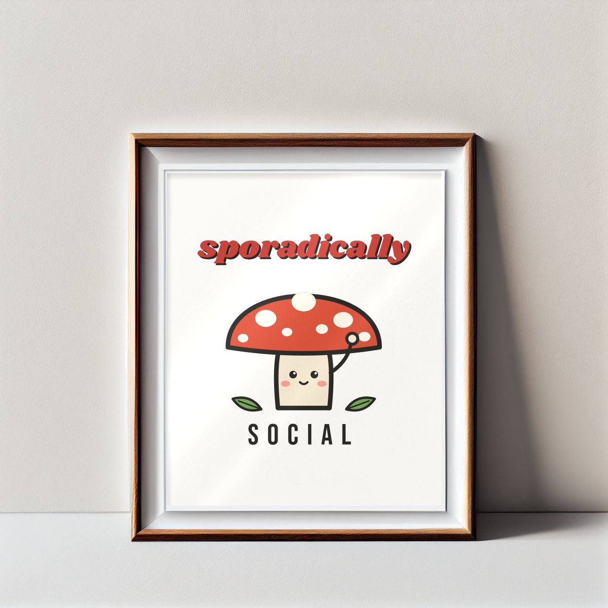 Sporadically Social Art Print, photo 2