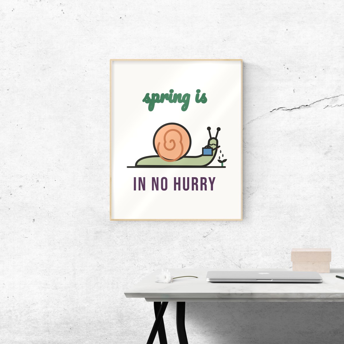 Spring Is in No Hurry Art Print, photo 2