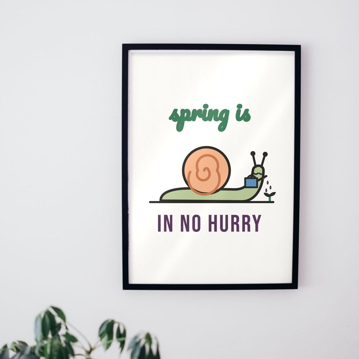 Spring Is in No Hurry Art Print, photo 3