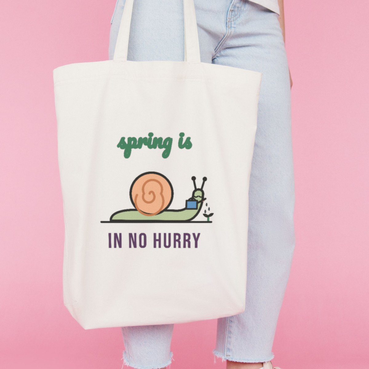 Spring Is in No Hurry Tote Bag, photo 2