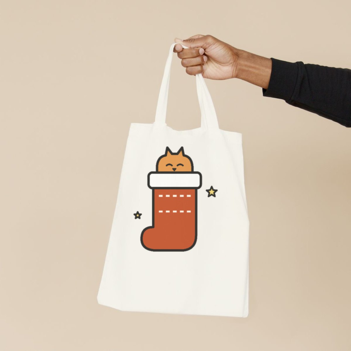 Stocking Loaf Tote Bag in natural