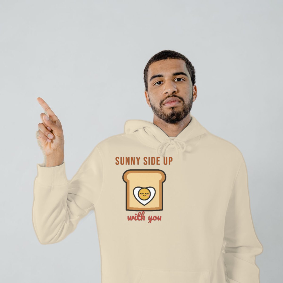 Sunny Side Up With You Hoodie in sand