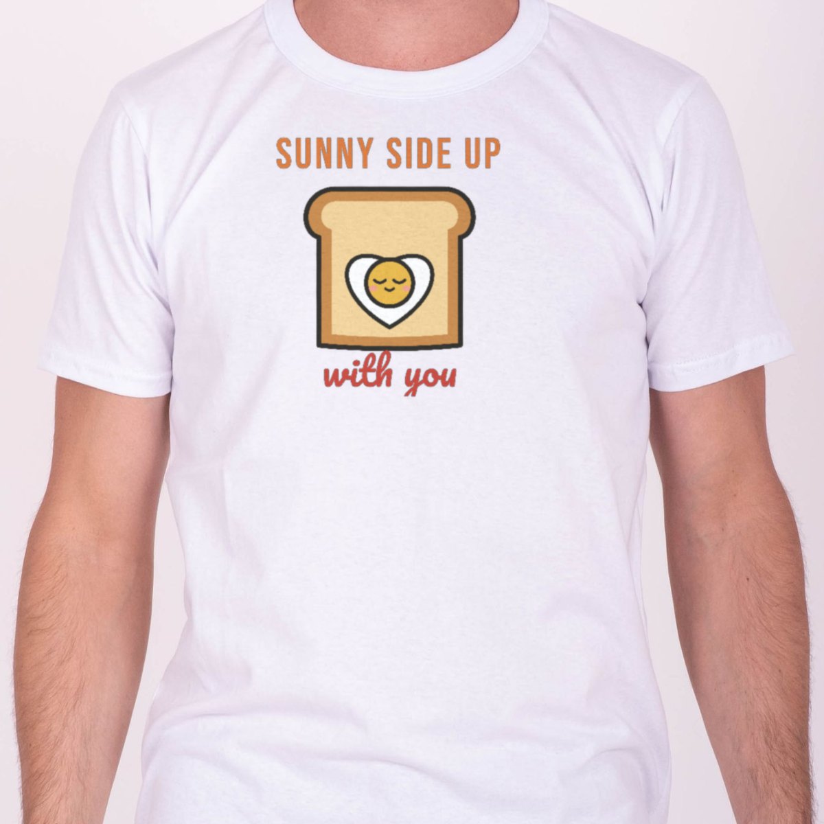 Sunny Side Up With You Tee in white