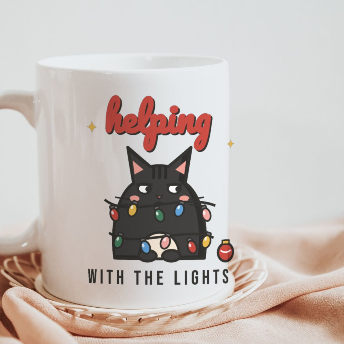 Helping With the Lights Mug, photo 2