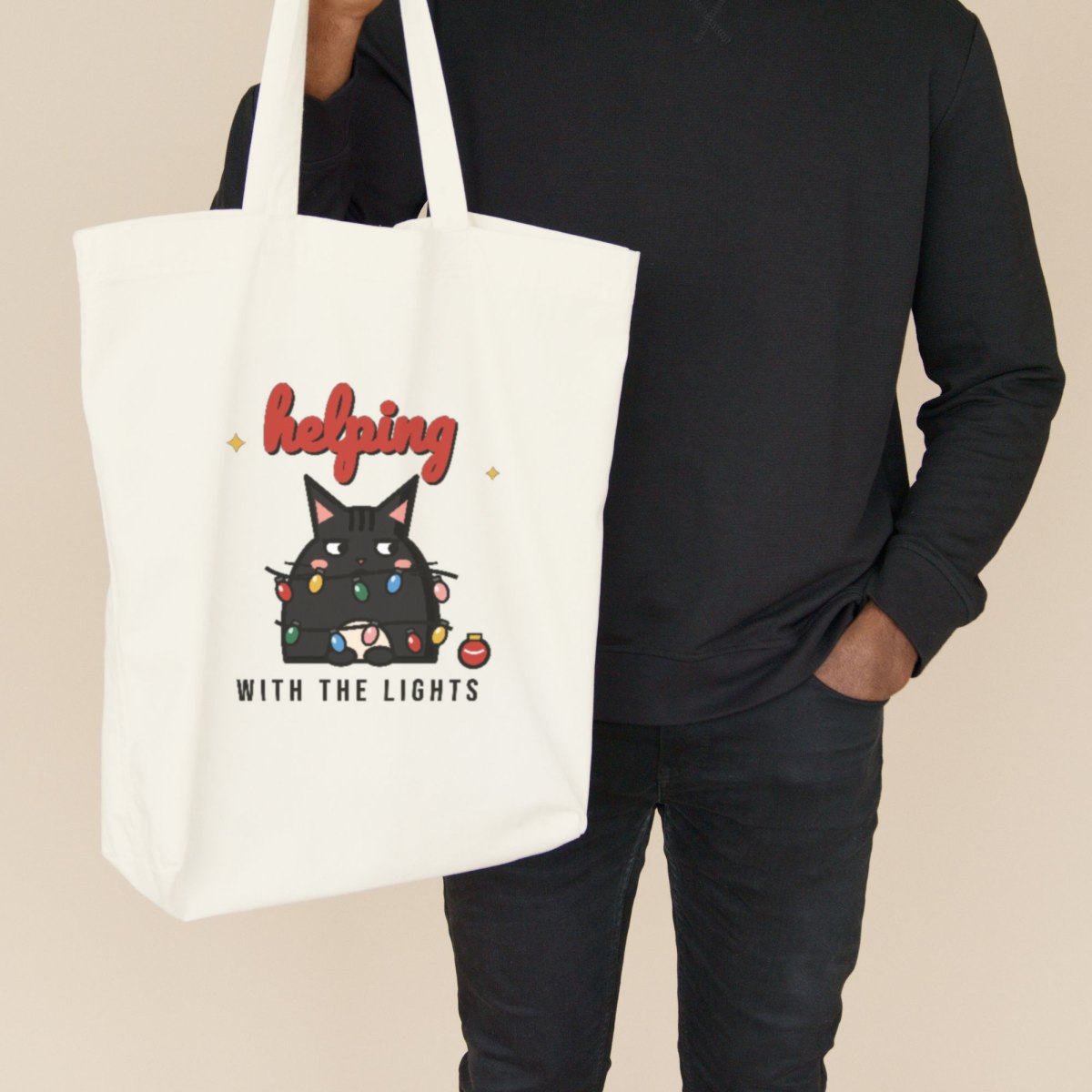 Helping With the Lights Tote Bag, photo 2