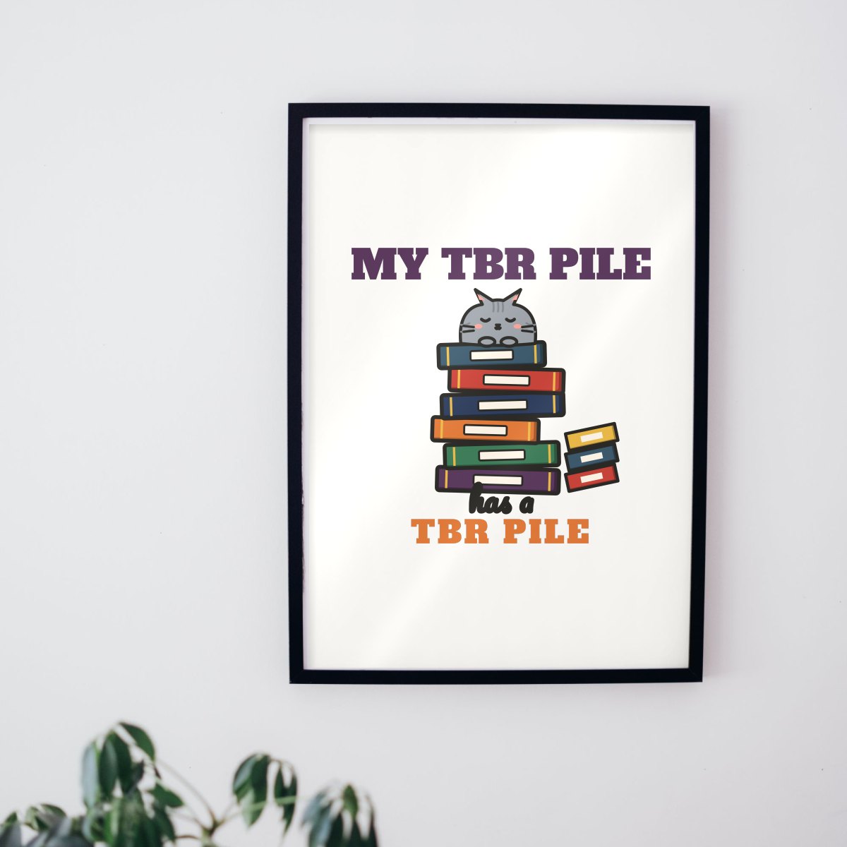 My TBR Pile Has a TBR Pile Art Print, photo 3