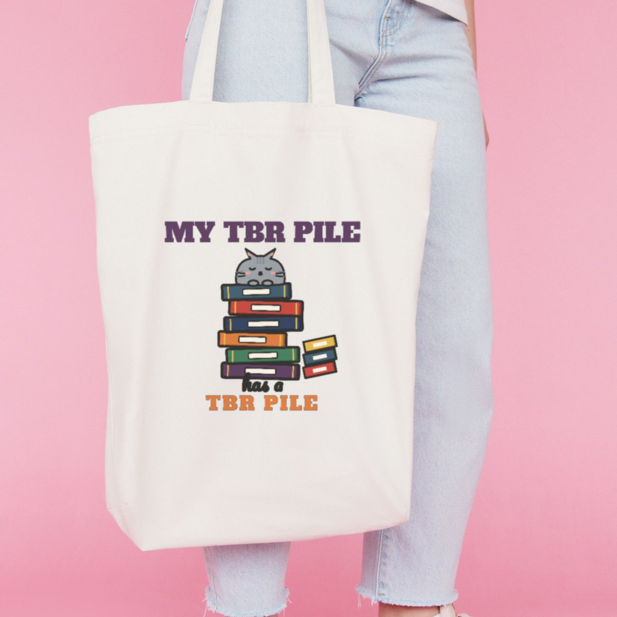 My TBR Pile Has a TBR Pile Tote Bag, photo 2