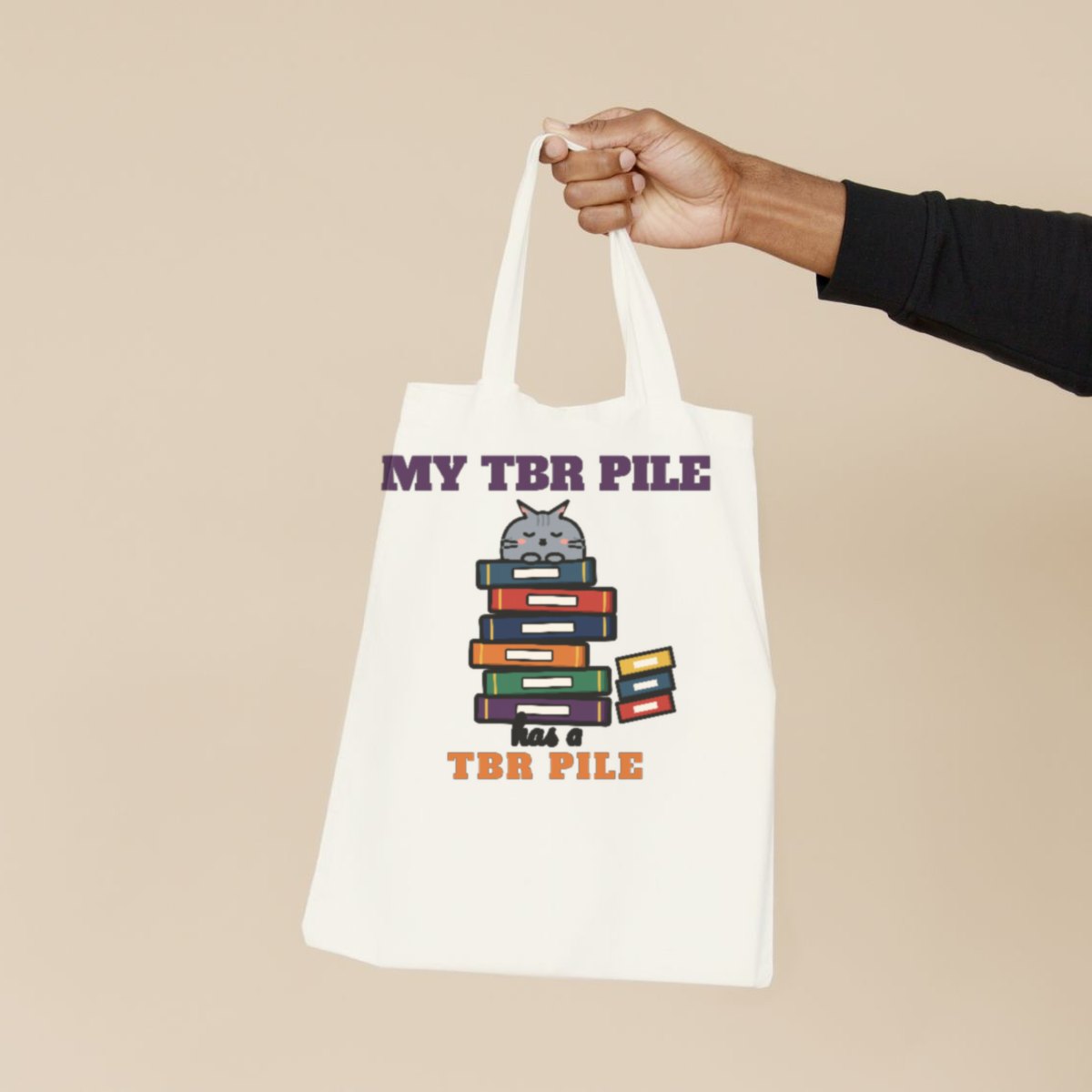 My TBR Pile Has a TBR Pile Tote Bag, photo 3