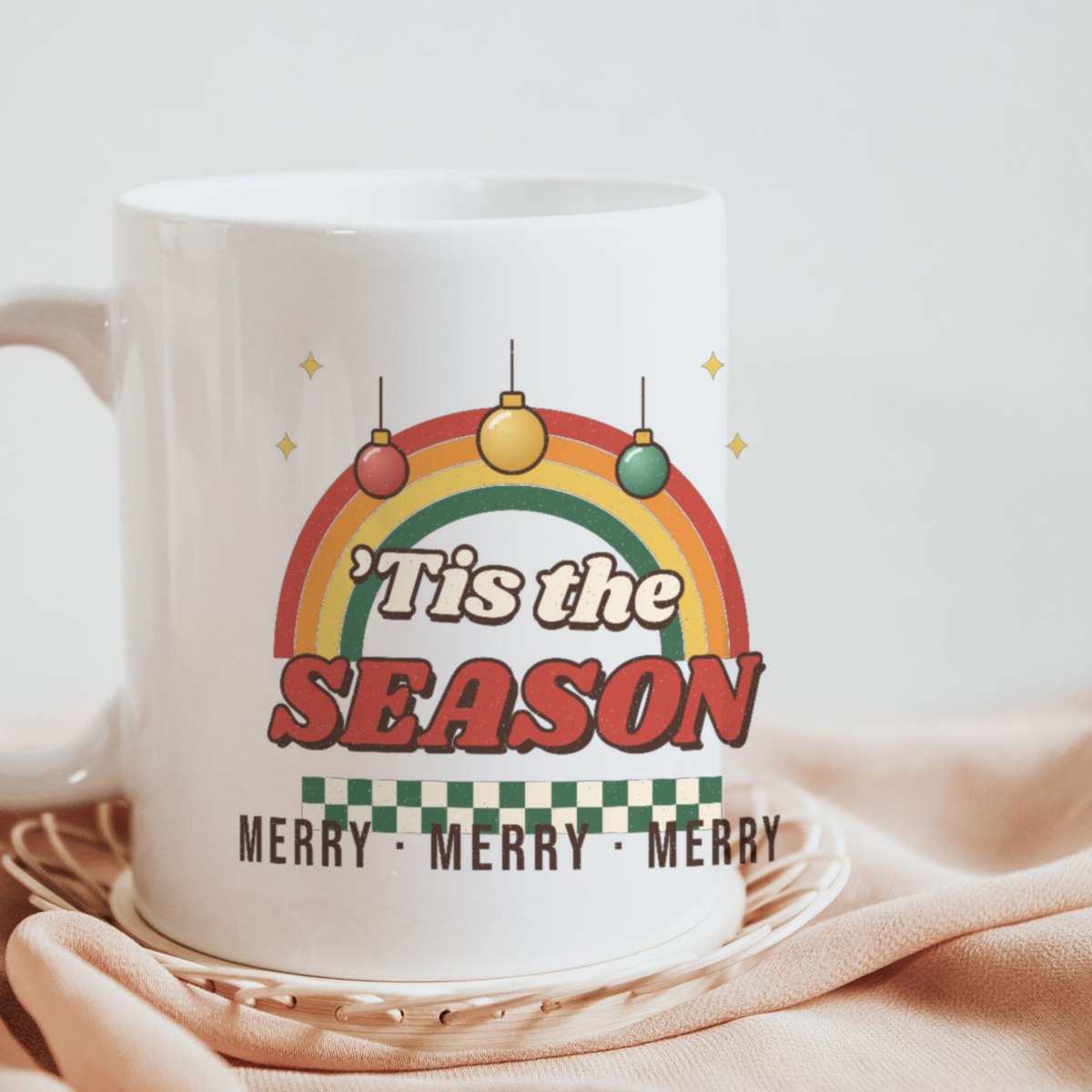 'Tis the Season Mug in white