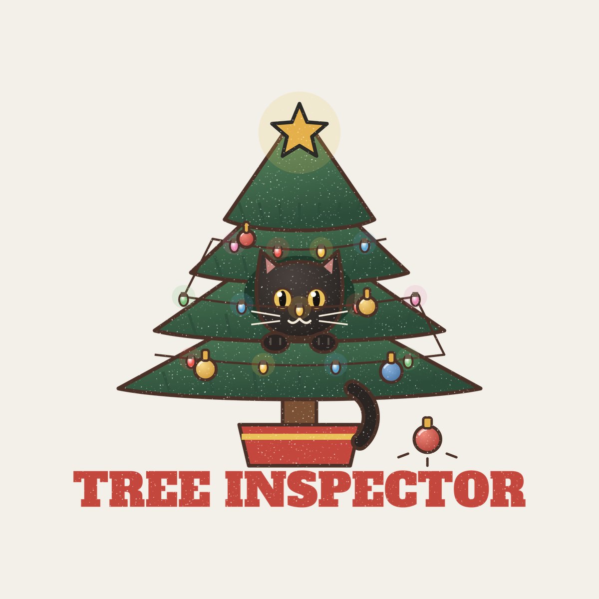 Tree Inspector design, close up