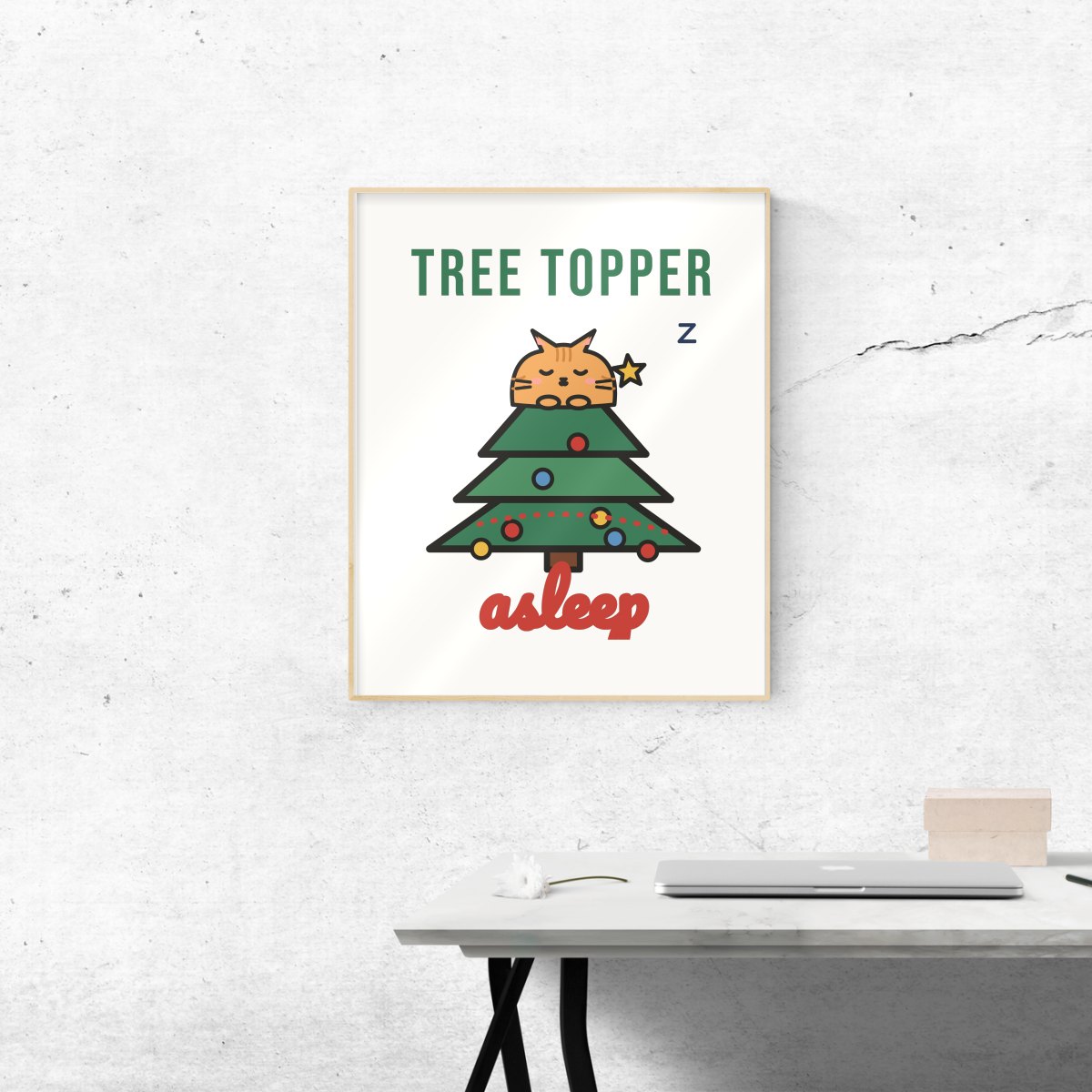 Tree Topper, Asleep Art Print, photo 2