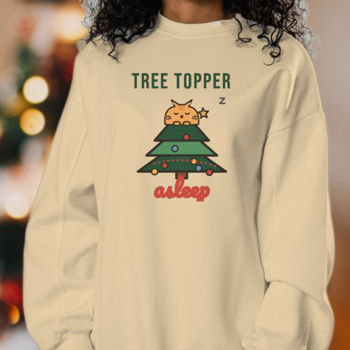 Tree Topper, Asleep Sweatshirt, photo 2