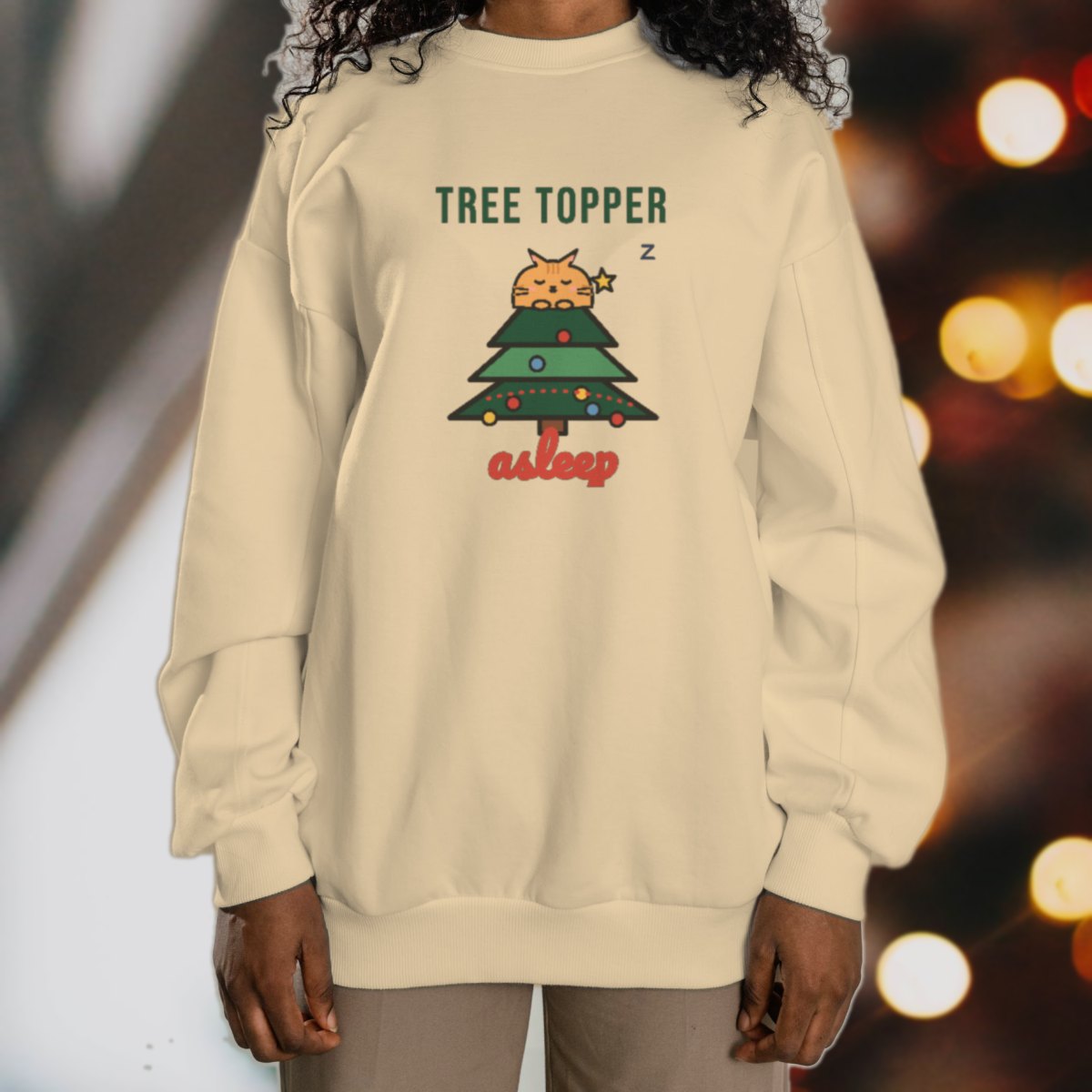 Tree Topper, Asleep Sweatshirt, photo 3