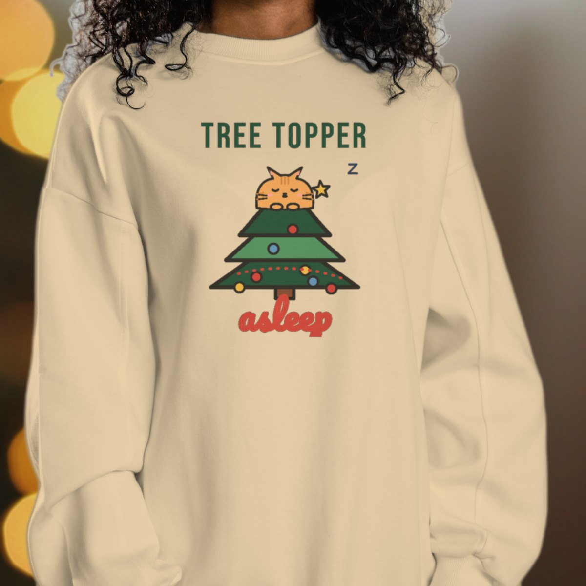 Tree Topper, Asleep Sweatshirt, photo 4