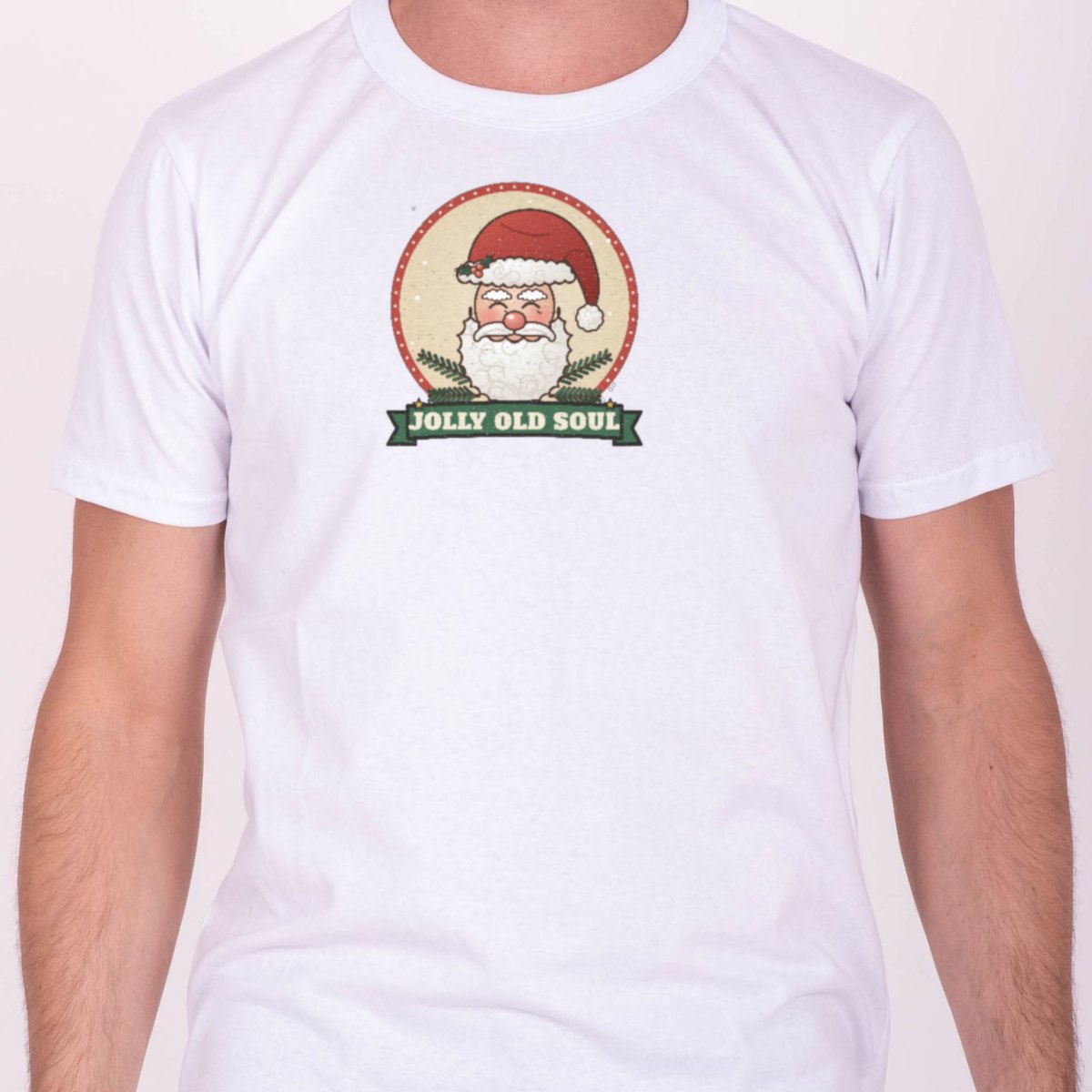 Jolly Old Soul Tee in white