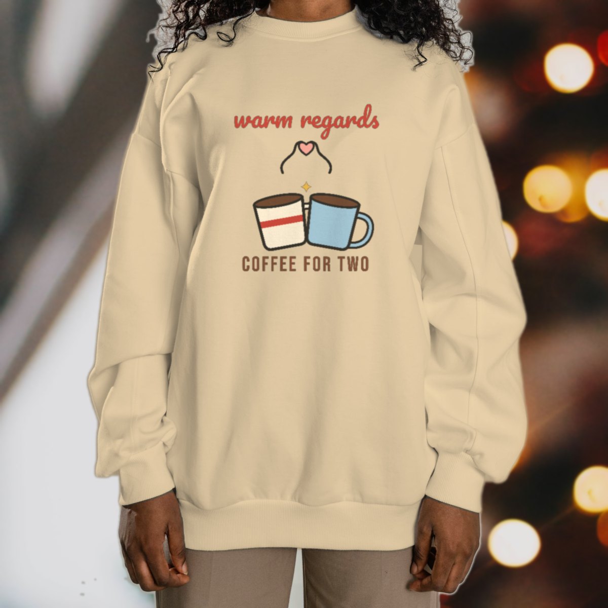 Warm Regards Sweatshirt in sand